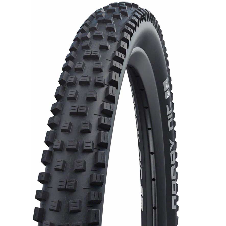 Tires Schwalbe Schwalbe Nobby Nic Tire - 29 x 2.25 Tubeless Folding BLK Performance Line TwinSkin Addix Dark Slate Gray