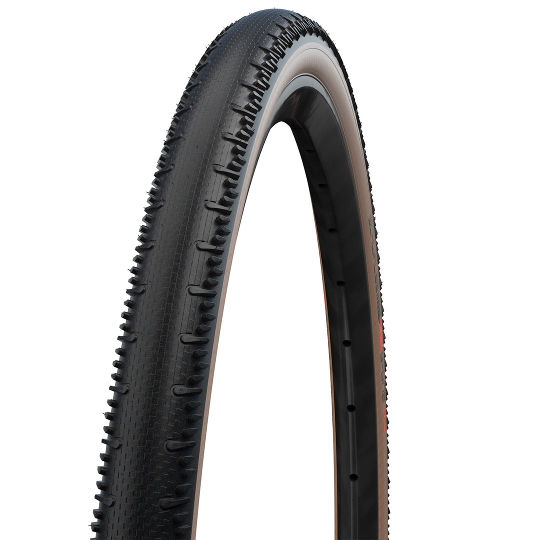 Schwalbe G-One RS Tire - 700 x 35 Tubeless Folding BLK/Transparent Evolution Line Pro Addix Race
