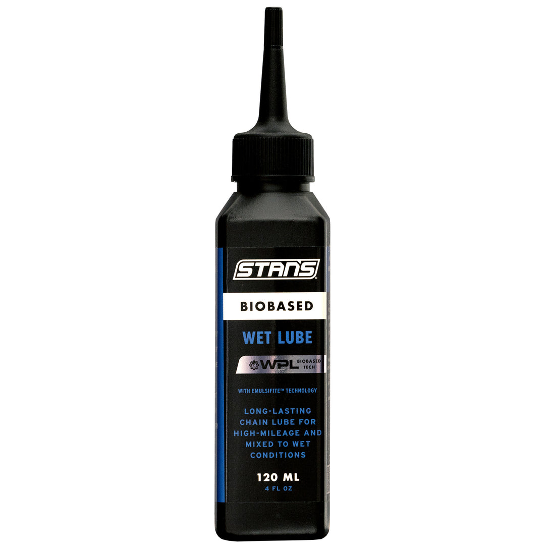 Lubricants Stans No Tubes Stans Biobased Wet Chain Lube 120ml (4oz) Drip Black