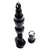 Tubeless Valves Stans No Tubes Stans Tubeless Exo-Core Valve Stems - Alloy Extra Tall Black Pair Dark Slate Gray