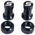 Tubeless Valves Stans No Tubes Stans Tubeless Valve Stem Cap Color Kit - Black Pair Dark Slate Gray
