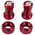 Tubeless Valves Stans No Tubes Stans Tubeless Valve Stem Cap Color Kit - Red Pair Brown