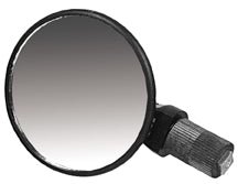 Mirrors Third Eye Third Eye Bar End Mirror Black Light Slate Gray