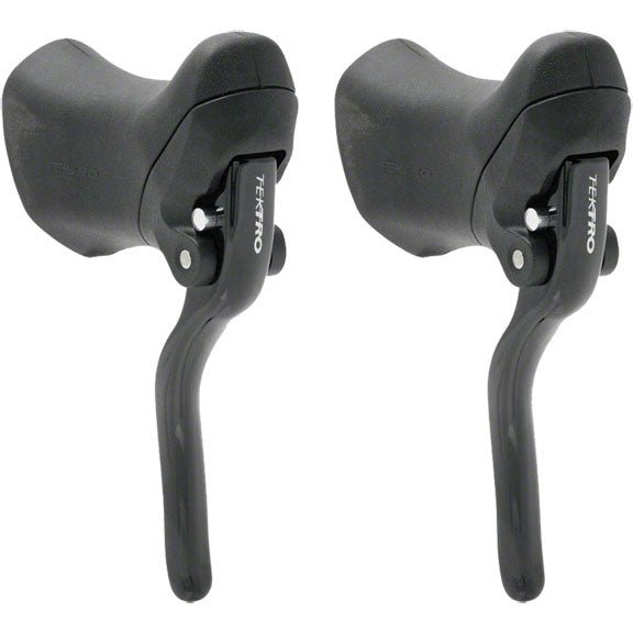 Brake Levers Tektro Tektro RL340 Ergo Brake Lever Set Black/Black Dark Slate Gray