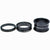 Headset Spacers Thomson Thomson Aluminum Headset Spacer Pack 1-1/8" Black 3/Count Dark Slate Gray