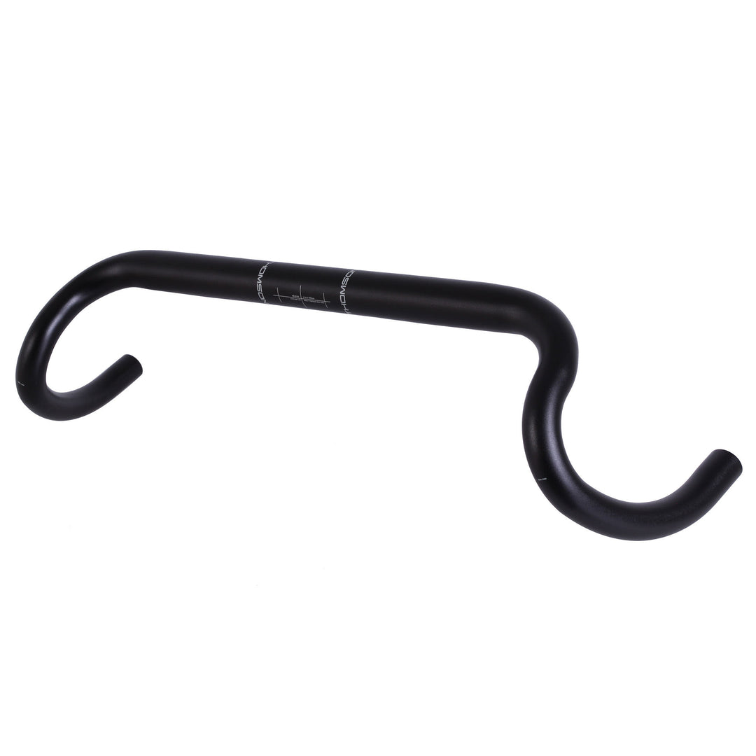Drop Bars Thomson Thomson Dirt Drop Alloy Road Bar (31.8) 44cm Black Dark Slate Gray