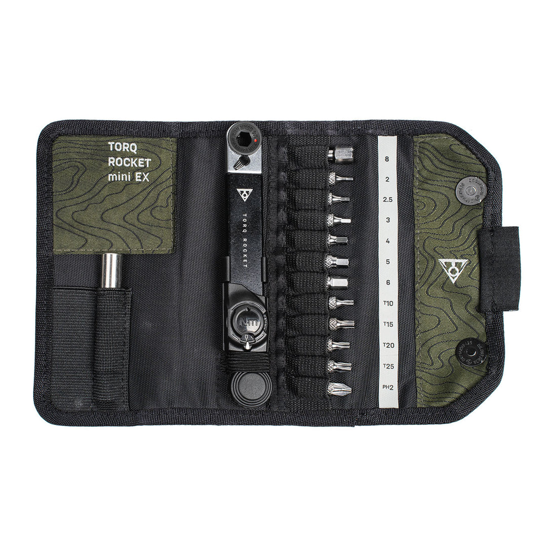 Multi Tools Topeak Topeak Torq Rocket Mini X Ratchet Tool Kit Dark Slate Gray