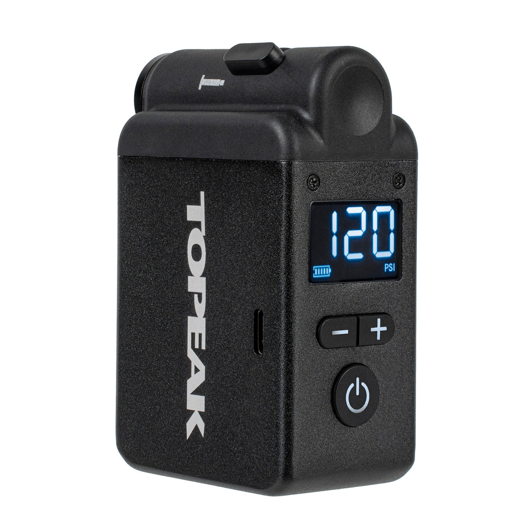 Air Compressors Topeak Topeak E-Booster Digital Dark Slate Gray