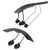 Clip-On Fender Topeak Topeak Tetrafender M1 and M2 Fender Set -Strap-on  Front and Rear Black Dark Slate Gray