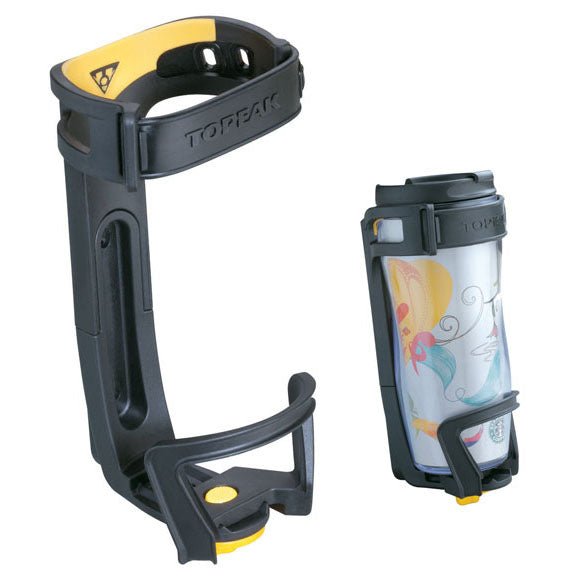 Water Bottle Cages Topeak Topeak Modula Java Adjustable Water Bottle / Travel Mug Cage: Black Dark Slate Gray
