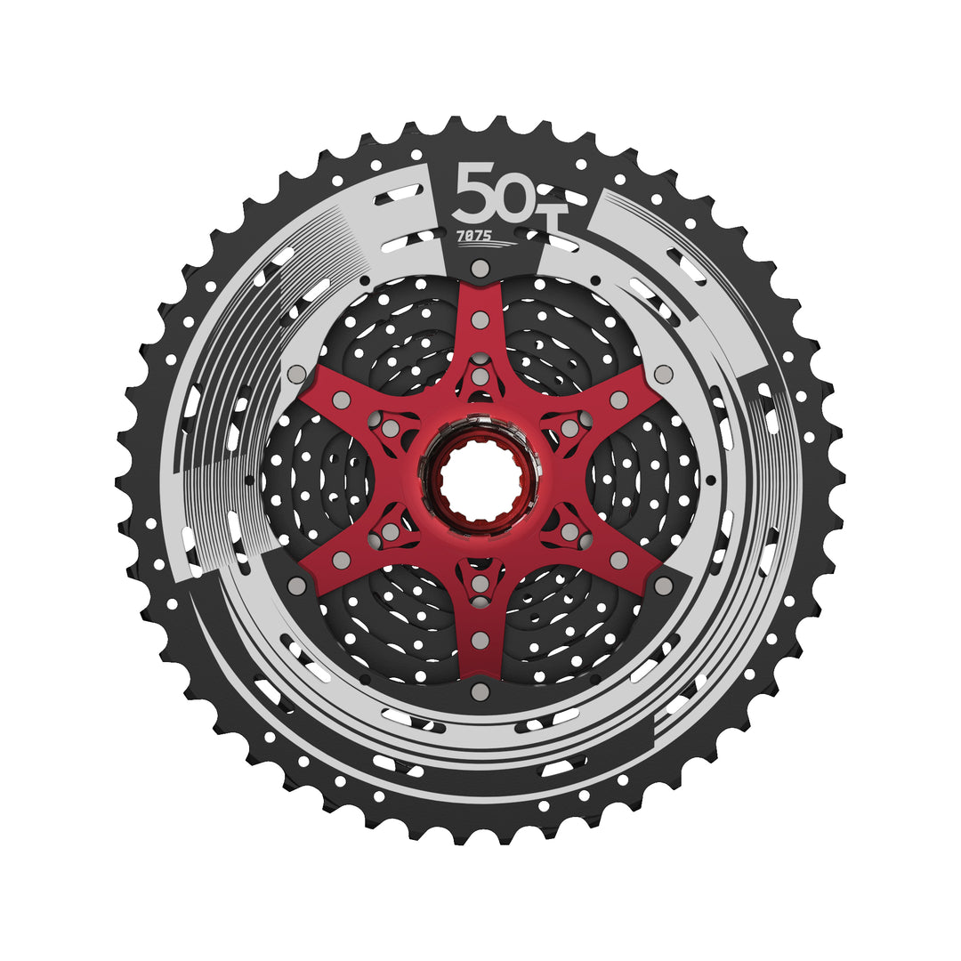 Cassettes and Cogs SunRace Sunrace CSMZ90 12sp Cassette 11-50t - Black- Gray
