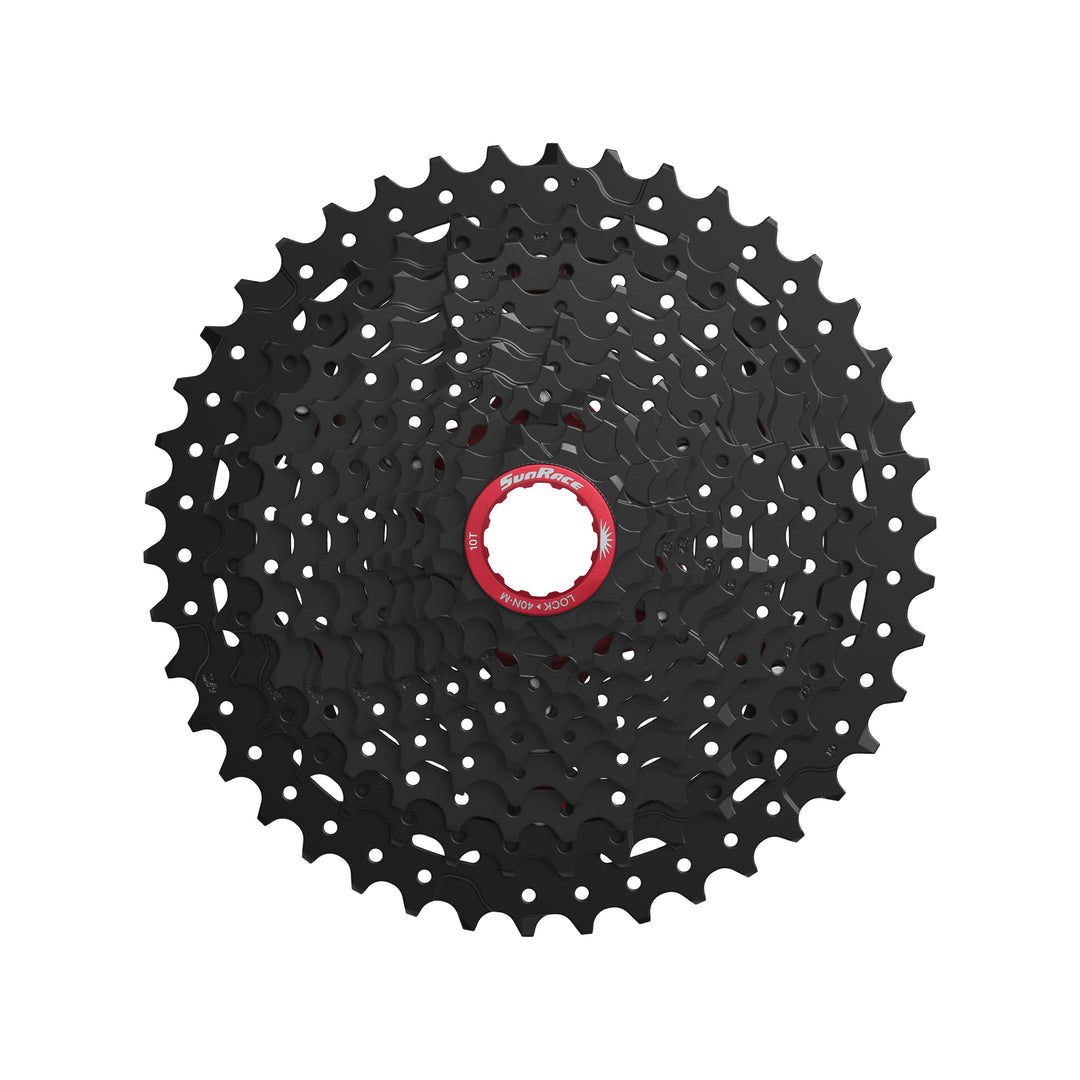 Cassettes and Cogs SunRace Sunrace CSMX9X 11sp Cassette 10-42t - Black Dark Slate Gray