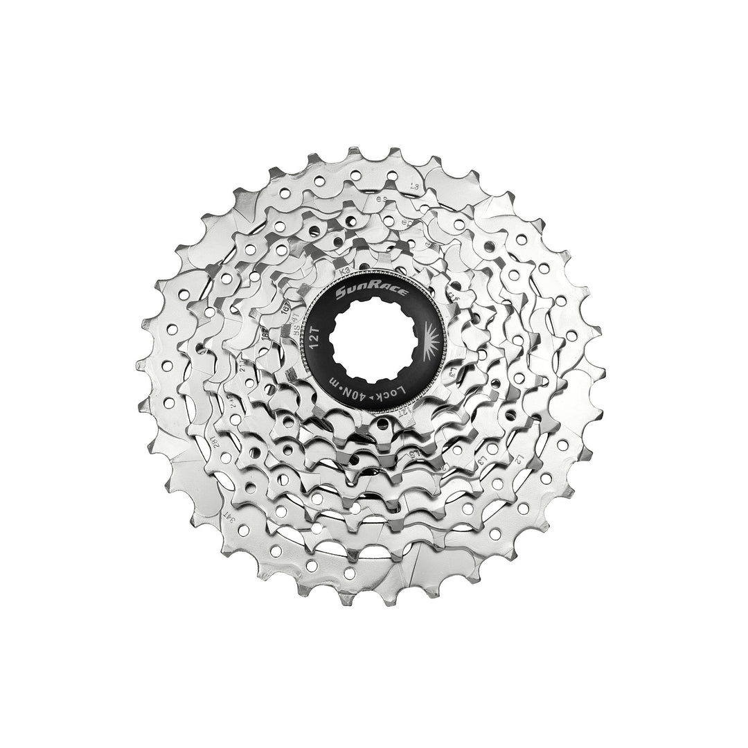 Cassettes and Cogs SunRace Sunrace CSM66 8sp Cassette 11-34t Silver Light Gray