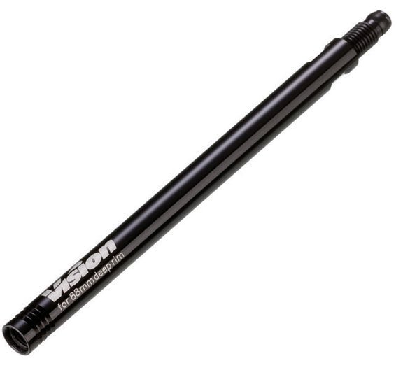 Tube Care Vision Vision Threaded Presta Extender 80mm Black - Each Dark Slate Gray