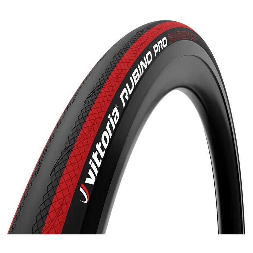 Tires Vittoria Vittoria Rubino Pro Tire - 700 x 25 Clincher Folding Black/Red G2.0 Dark Slate Gray