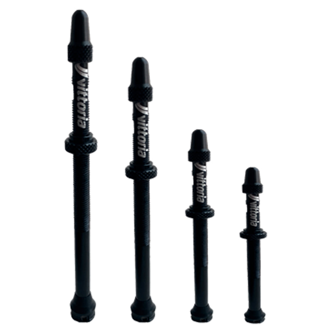 Tubeless Valves Vittoria Vittoria Multiway Tubeless Valve Alloy Black 40mm (Pair) Black
