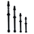 Tubeless Valves Vittoria Vittoria Multiway Tubeless Valve Alloy Black 60mm (Pair) Black