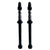 Tubeless Valves Vittoria Vittoria Multiway Tubeless Valve Alloy Black 80mm (Pair) Black