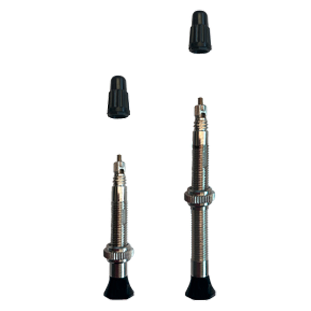 Tubeless Valves Vittoria Vittoria Vittoria Singleway Tubeless Brass Valve 60mm (Pair) Dark Slate Gray