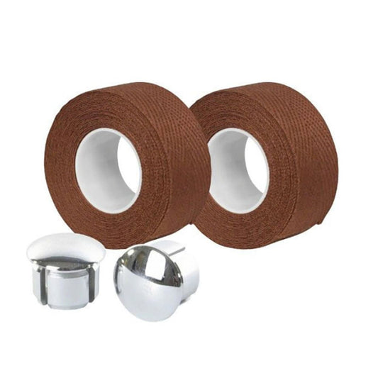 Bar Tape Velox Velox Tressostar Cloth Bar Tape Brown Light Gray