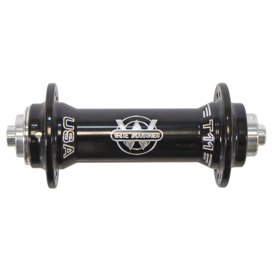 Hubs White Industries White Industries Front T11 Road Hub 9x100mm QR 28h Black Dark Slate Gray