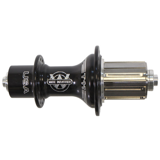 Hubs White Industries White Industries Rear T11 Road Hub 10x130mm QR HG 28h Black Dark Slate Gray