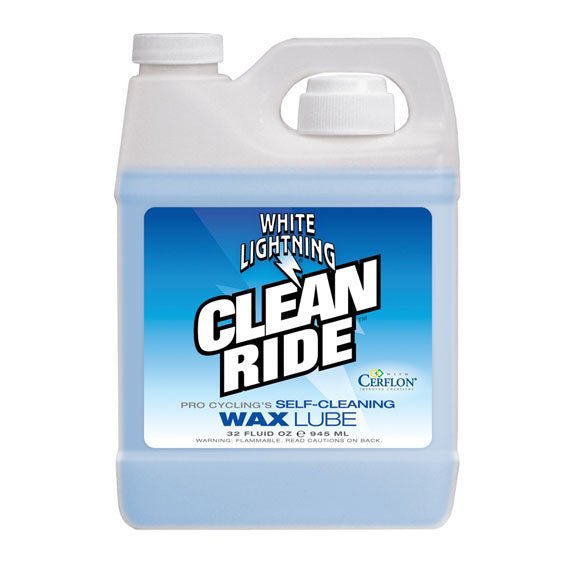 Degreaser / Cleaner White Lightning White Lightning Clean Ride Bike Chain Wax Lube - 32oz Bulk Light Gray