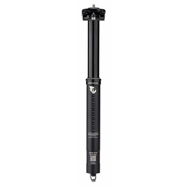Dropper Posts Wolf Tooth Wolf Tooth Resolve Dropper Seatpost - 31.6 242mm Travel Black Rev 2 Dark Slate Gray
