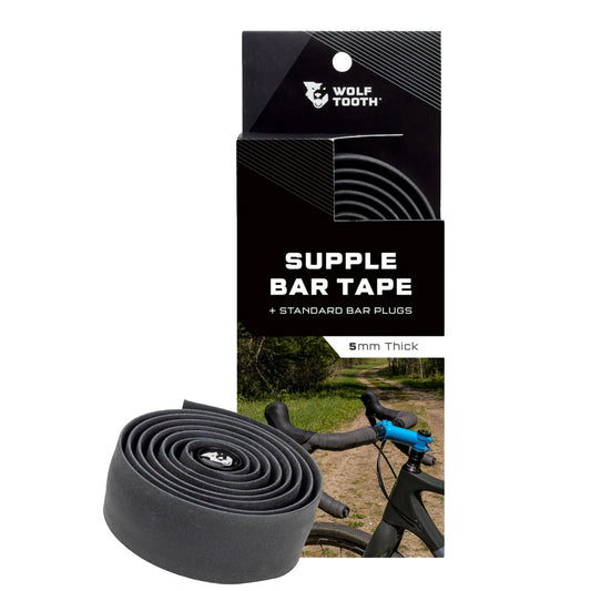 Bar Tape Wolf Tooth Wolf Tooth Supple Lite Bar Tape - Black Black