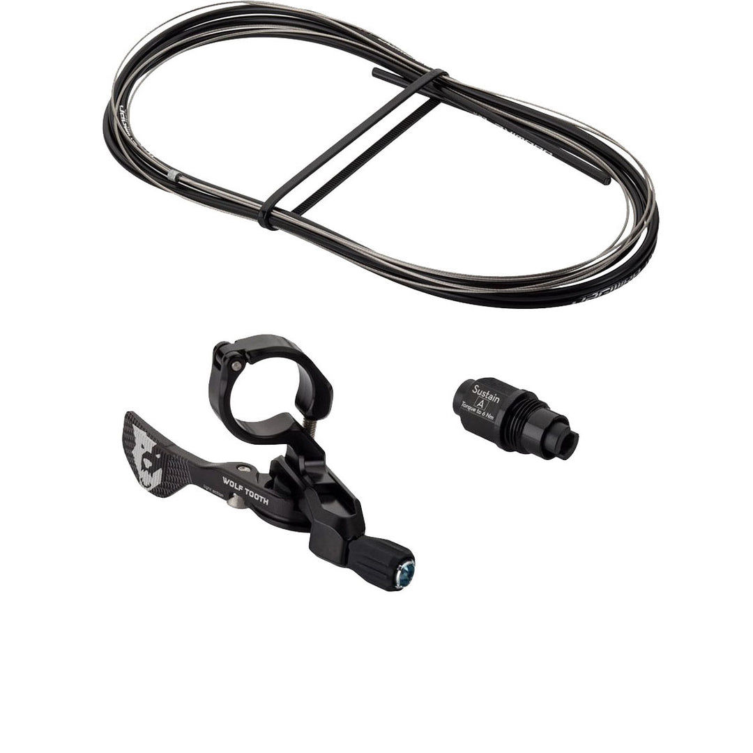 Dropper Seatpost Remote Wolf Tooth Wolf Tooth ReMote Sustain B Dropper Lever with Clamp Dark Slate Gray