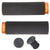 Grips Wolf Tooth Wolf Tooth Fat Paw Lock-on Grips - Black/Orange Dark Slate Gray