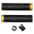 Lock-On Grips Wolf Tooth Wolf Tooth Components Echo Lock-On Grip Set Black/Gold Dark Slate Gray