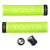 Lock-On Grips Wolf Tooth Wolf Tooth Components Echo Lock-On Grip Set Green/Black Light Goldenrod