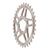 Chainrings Wolf Tooth Wolf Tooth Elliptical Direct Mount Chainring - 32t SRAM Direct Mount For SRAM 3-Bolt Boost Cranks Use Hyperglide+ Chain Nickel Plated Dark Gray