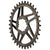 Chainrings Wolf Tooth Wolf Tooth Direct Mount Chainring - 28t SRAM Direct Mount Drop-Stop A For SRAM 3-Bolt Cranksets 6mm Offset BLK Dark Slate Gray