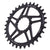 Chainrings Wolf Tooth Wolf Tooth Direct Mount Chainring - 32t RaceFace/Easton CINCH Direct Mount Boost 3mm Offset Requires 12-Speed Hyperglide+ Chain BLK Dark Slate Gray