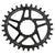 Chainrings Wolf Tooth Wolf Tooth Elliptical Direct Mount Chainring - 30t RaceFace/Easton CINCH Direct Mount Drop-Stop 6mm Offset BLK Dark Slate Gray