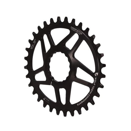 Chainrings Wolf Tooth Wolf Tooth Elliptical Direct Mount Chainring - 32t RaceFace/Easton CINCH Direct Mount Drop-Stop 6mm Offset BLK Black