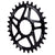 Chainrings Wolf Tooth Wolf Tooth Elliptical Direct Mount Chainring - 30t RaceFace/Easton CINCH Direct Mount Drop-Stop B For Boost Cranks 3mm Offset BLK Black