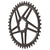 Chainrings Wolf Tooth Wolf Tooth Elliptical Direct Mount Chainring - 40t SRAM Direct Mount 6mm Offset Drop-Stop Flattop Compatible BLK Dark Slate Gray