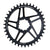 Chainrings Wolf Tooth Wolf Tooth Direct Mount Chainring - 40t SRAM Direct Mount For SRAM 3-Bolt 6mm Offset Drop-Stop B Flattop Compatible BLK Dark Slate Gray