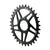 Chainrings Wolf Tooth Wolf Tooth Elliptical Direct Mount Chainring - 32t Shimano Direct Mount Boost 3mm Offset Requires 12-Speed Hyperglide+ Chain BLK Dark Slate Gray