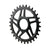 Chainrings Wolf Tooth Wolf Tooth Direct Mount Chainring - 30t Shimano Direct Mount For Boost Cranks 3mm Offset Requires 12-Speed Hyperglide+ Chain BLK Dark Slate Gray