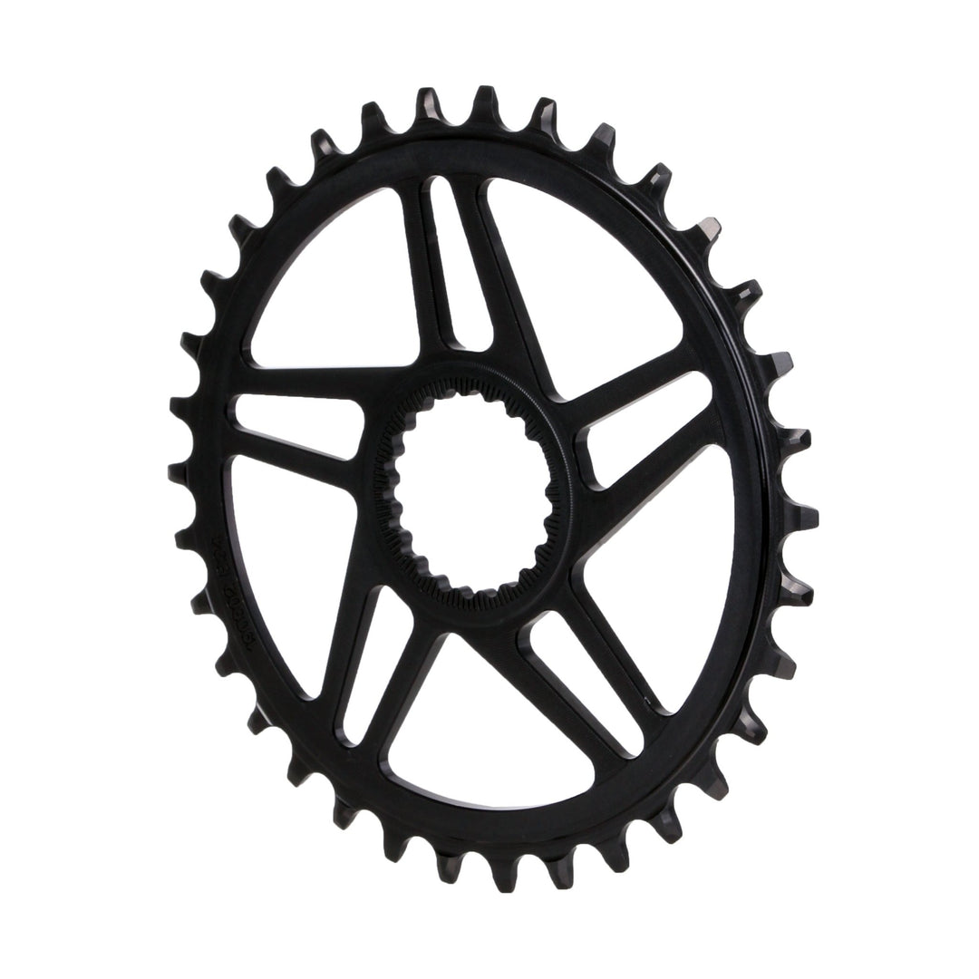 Chainrings Wolf Tooth Wolf Tooth Direct Mount Chainring - 34t Shimano DM For Boost Cranks 3mm Offset Requires 12-Speed Hyperglide+ Chain BLK Black
