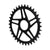 Chainrings Wolf Tooth Wolf Tooth Direct Mount Chainring - 34t Shimano DM For Boost Cranks 3mm Offset Requires 12-Speed Hyperglide+ Chain BLK Black