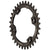 Chainrings Wolf Tooth Wolf Tooth Elliptical 96 BCD Chainring - 32t 96 Asymmetric BCD 4-Bolt Drop-Stop For Shimano XT M8000 SLX M7000 Cranks BLK Dark Slate Gray
