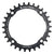 Chainrings Wolf Tooth Wolf Tooth 104 BCD Chainring - 30t 104 BCD 4-Bolt Drop-Stop B Black Dark Slate Gray