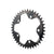 Chainrings Wolf Tooth Wolf Tooth 110 BCD Cyclocross Road Chainring - 40t 110 BCD 5-Bolt Drop-Stop 10/11/12-Speed Eagle Flattop Compatible BLK Dark Slate Gray