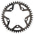 Chainrings Wolf Tooth Wolf Tooth 110 BCD Cyclocross Road Chainring - 44t 110 BCD 5-Bolt Drop-Stop 10/11/12-Speed Eagle Flattop Compatible BLK Dark Slate Gray