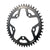Chainrings Wolf Tooth Wolf Tooth 110 BCD Cyclocross Road Chainring - 46t 110 BCD 5-Bolt Drop-Stop 10/11/12-Speed Eagle Flattop Compatible BLK Dark Slate Gray